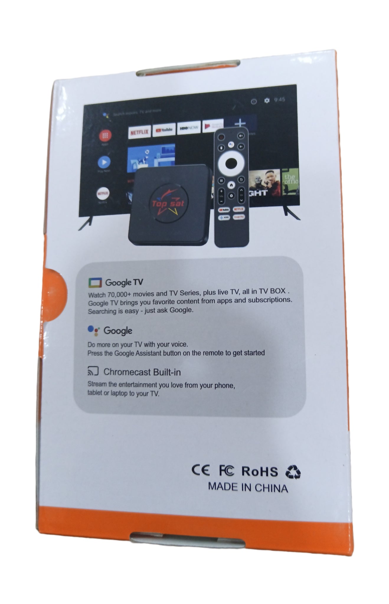 TOPSAT TV BOX 4k ANDROID 14