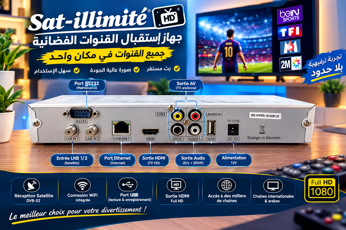 Sat-illimité HD 200