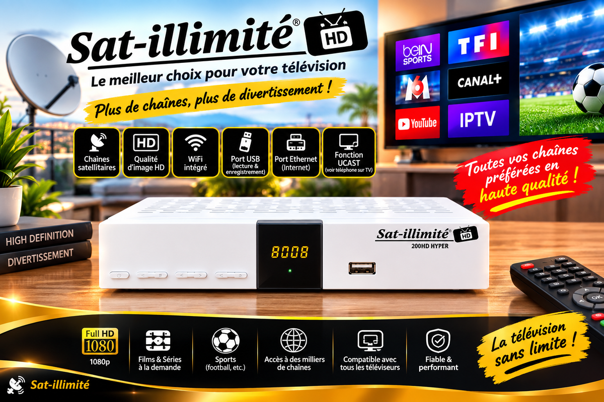 Sat-illimité HD 200